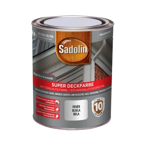Sadolin Superdec fafesték FEHÉR 750ml