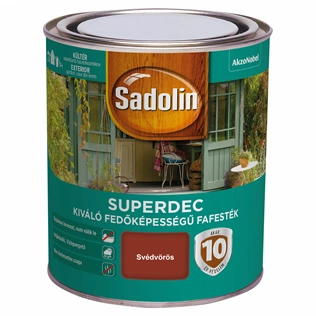 Sadolin Superdec fafesték svédvörös 750ml