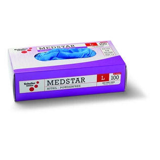Schuller egyszer használatos nitril kesztyű XL/10 100db-os