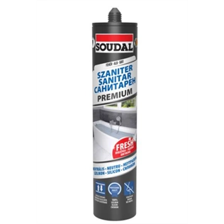 Soudal neutrális szaniter szilikon FEHÉR 280ml