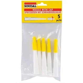 Soudal szilikoncsőr szett 5db-os
