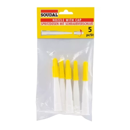 Soudal szilikoncsőr szett 5db-os