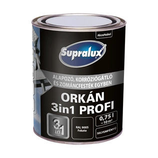 Supralux Orkán 3in1 FEKETE RAL9005 750ml