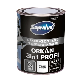 Supralux Orkán 3in1 JELÖLŐFEHÉR RAL9003 750ml