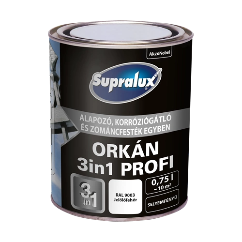 Supralux Orkán 3in1 JELÖLŐFEHÉR RAL9003 750ml