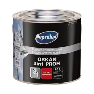 Supralux Orkán 3in1 KÁRMINVÖRÖS RAL3002 2,5L