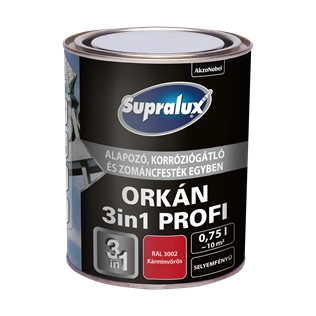 Supralux Orkán 3in1 KÁRMINVÖRÖS RAL3002 750ml