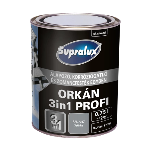 Supralux Orkán 3in1 SZÜRKE RAL7037 750ml