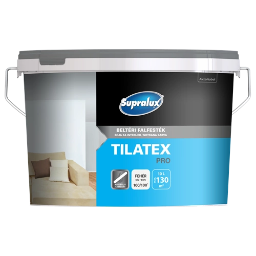 Supralux Tilatex Pro beltéri falfesték fehér 10L