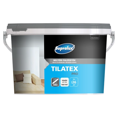 Supralux Tilatex Pro beltéri falfesték fehér 2L