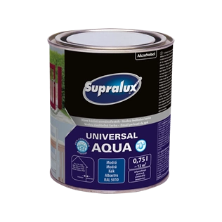 Supralux Universal Aqua selyemfényű zománcfesték KÉK 750ml