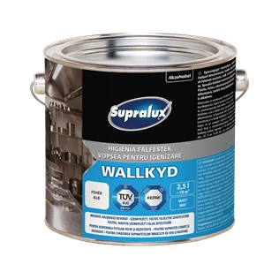 Supralux Wallkyd higiéniai beltéri falfesték fehér 2,5L