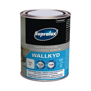Supralux Wallkyd higiéniai beltéri falfesték fehér 900ml