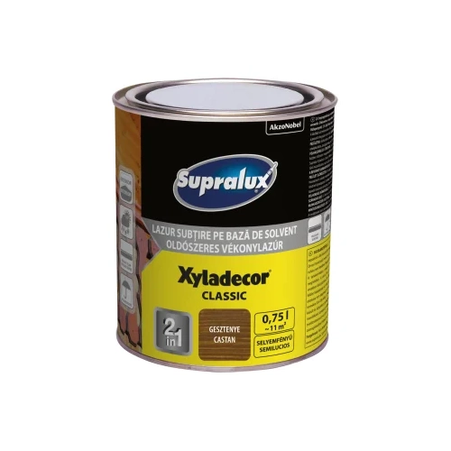 Supralux Xyladecor Classic vékonylazúr GESZTENYE 750ml