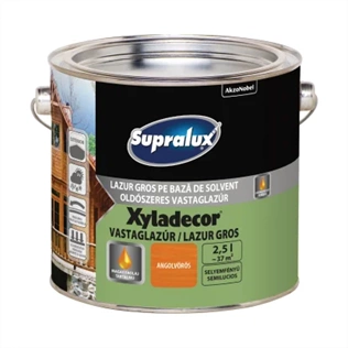 Supralux Xyladecor vastaglazúr ANGOLVÖRÖS 2,5L