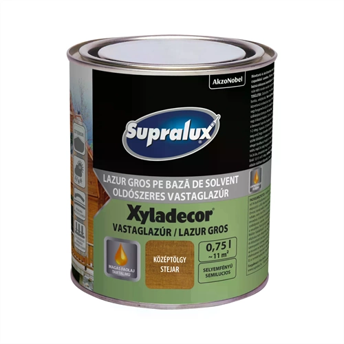 Supralux Xyladecor vastaglazúr KÖZÉPTÖLGY 750ml