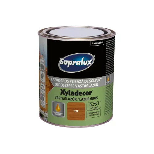 Supralux Xyladecor vastaglazúr TEAK 750ml