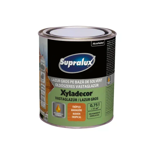 Supralux Xyladecor vastaglazúr TRÓPUSI MAHAGÓNI 750ml