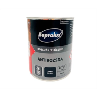 Supralux antirozsda fényes FEKETE 750ML