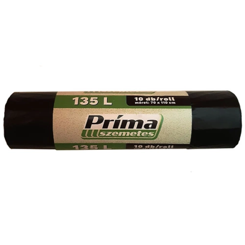 Szemeteszsák PRIMA 15 mikron 135L (10db/cs)