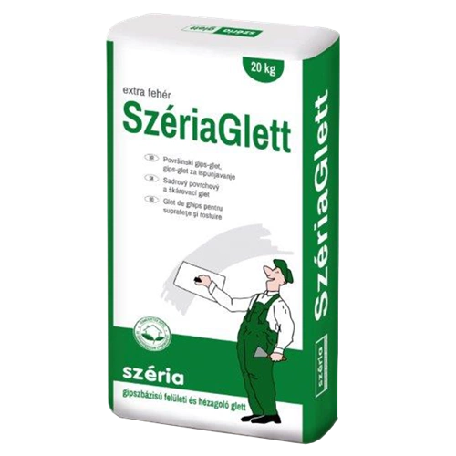 Széria beltéri glett 0-10mm 20kg