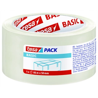 tesa basic csomagolószalag ÁTLÁTSZÓ 66mx50mm