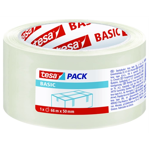 tesa basic csomagolószalag ÁTLÁTSZÓ 66mx50mm