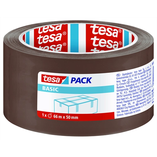 tesa basic csomagolószalag BARNA 66mx50mm
