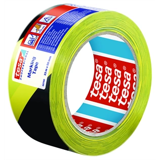 tesa jelölőszalag fekete/sárga 33mx50mm