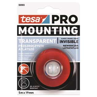 tesa mounting PRO rögzítőszalag ÁTLÁTSZÓ 5mx19mm