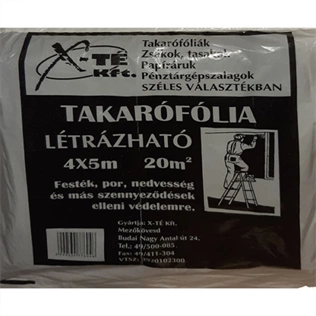 Takarófólia ERŐS (létrázható) 4x5m