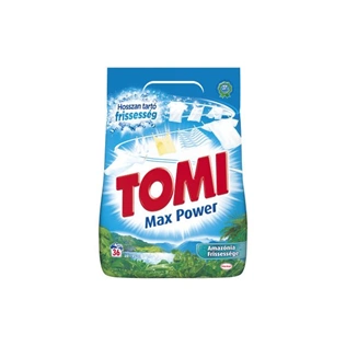 Tomi mosópor 2,34 kg fehér ruhákhoz Amazonia (36mosás)