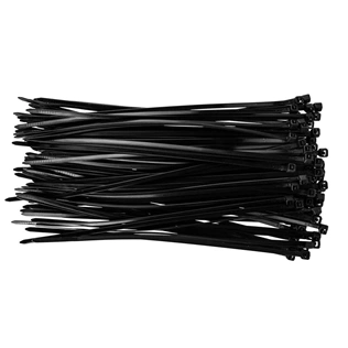 Topex Kábelkötegelő 3,6mmx200mm fekete 100db