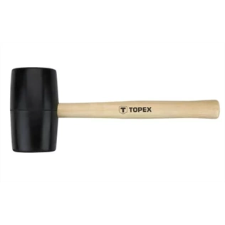 Topex gumikalapács keményfa nyél 63mm/680g
