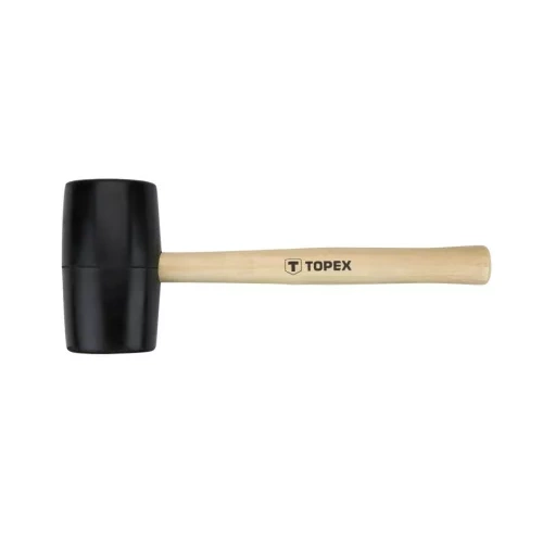 Topex gumikalapács keményfa nyél 63mm/680g