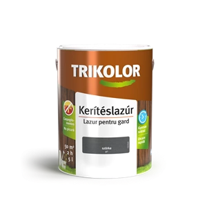 Trikolor vékony kerítéslazúr SZÜRKE 5L