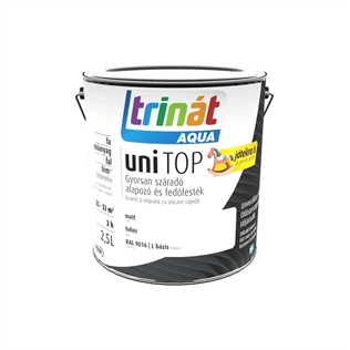 Trinát Aqua Unitop matt zománcfesték RAL 9016 FEHÉR "L" bázis 2,5L