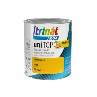 Trinát Aqua Unitop selyemfényű alapozó és fedőfesték RAL 1023 SÁRGA 750ml