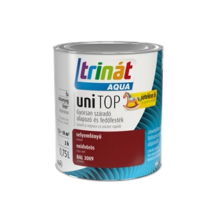 Trinát Aqua Unitop selyemfényű alapozó és fedőfesték RAL 3009 OXIDVÖRÖS 750ml