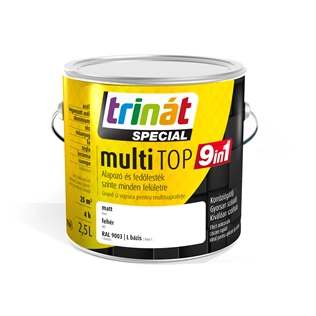 Trinát Multitop 9in1 matt alapozó- és fedőfesték 9003 FEHÉR 2,5L