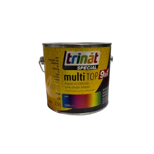 Trinát Multitop 9in1 matt alapozó- és fedőfesték Z bázis 2,5L
