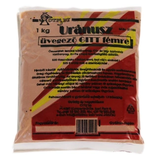 Uránusz üvegező gitt fémre 1kg