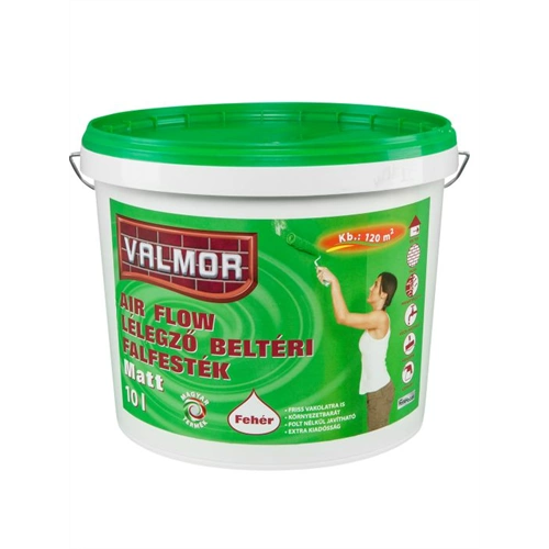 Valmor Air Flow beltéri falfesték FEHÉR 10L