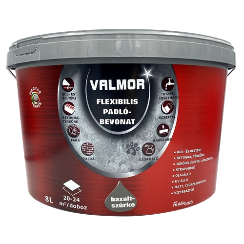 Valmor flexibilis padlóbevonat BAZALTSZÜRKE 8L