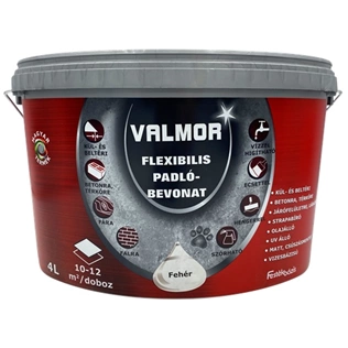 Valmor flexibilis padlóbevonat FEHÉR 4L