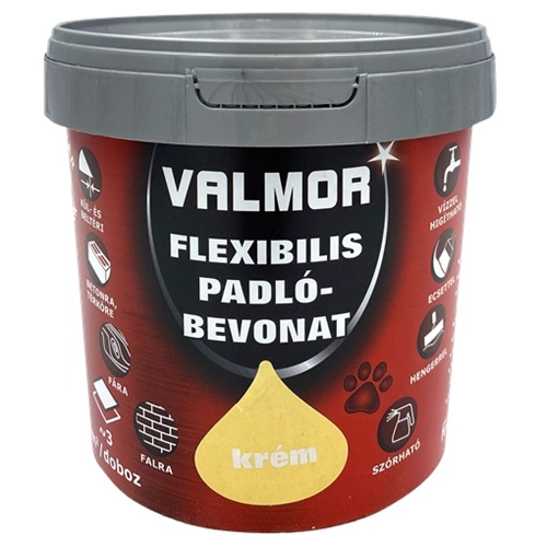 Valmor flexibilis padlóbevonat KRÉM 1L