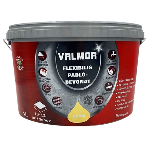 Valmor flexibilis padlóbevonat KRÉM 4L