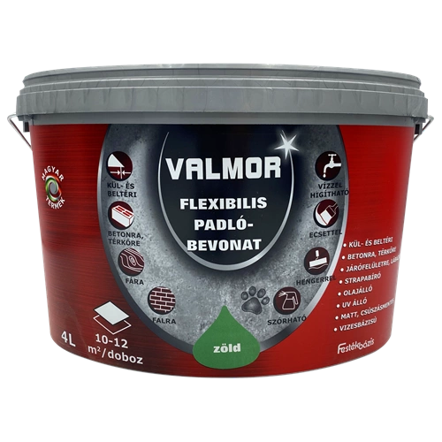 Valmor flexibilis padlóbevonat ZÖLD 4L