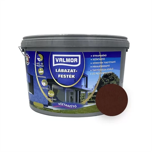 Valmor lábazatfesték KÖZÉPBARNA 4L