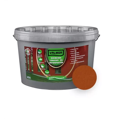 Valmor szemcsés lábazat- és betonfesték TERRAKOTTA 4L
